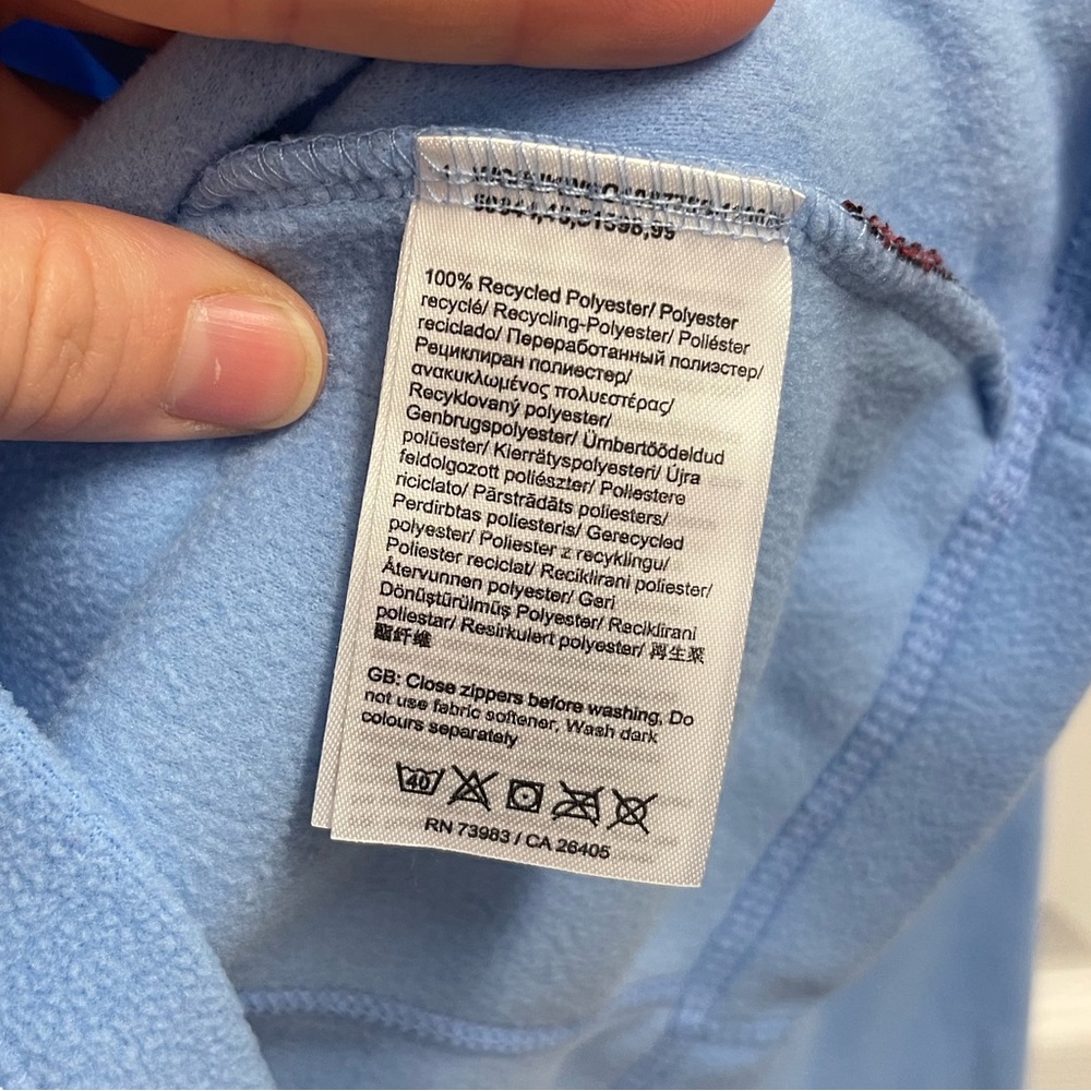 Helly Hansen Light Blue Fleece Pullover - image 8